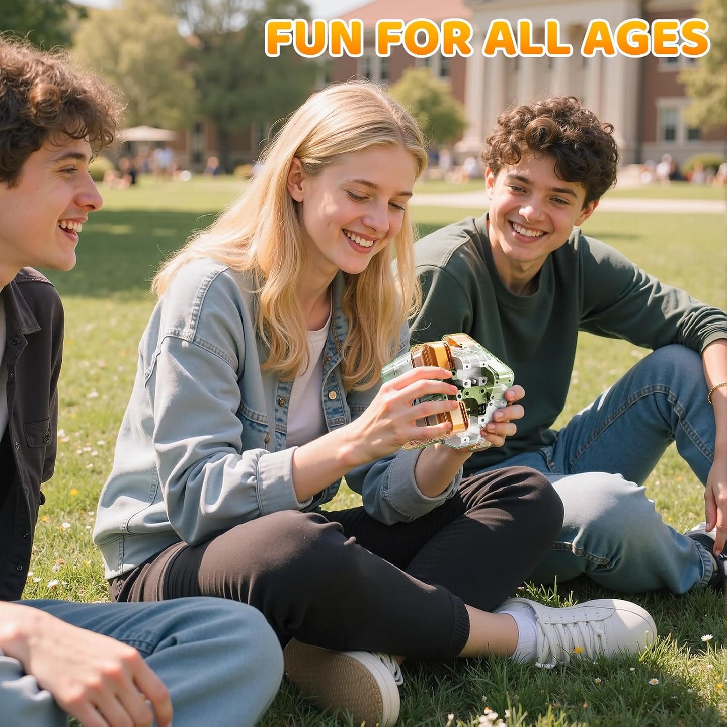 3D Maze Cube Puzzle Brain Teaser Game - Large Labyrinth Challenge Toy for Kids Christmas Gifts