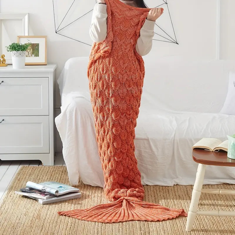 CoralWave β Cozy Mermaid Blanket