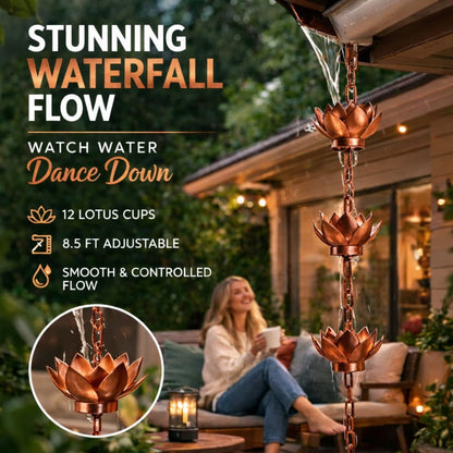 Lotus Rain Chain