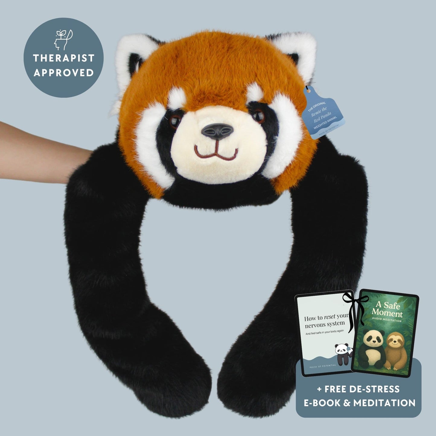 Remie the Red Panda Weighted Animal