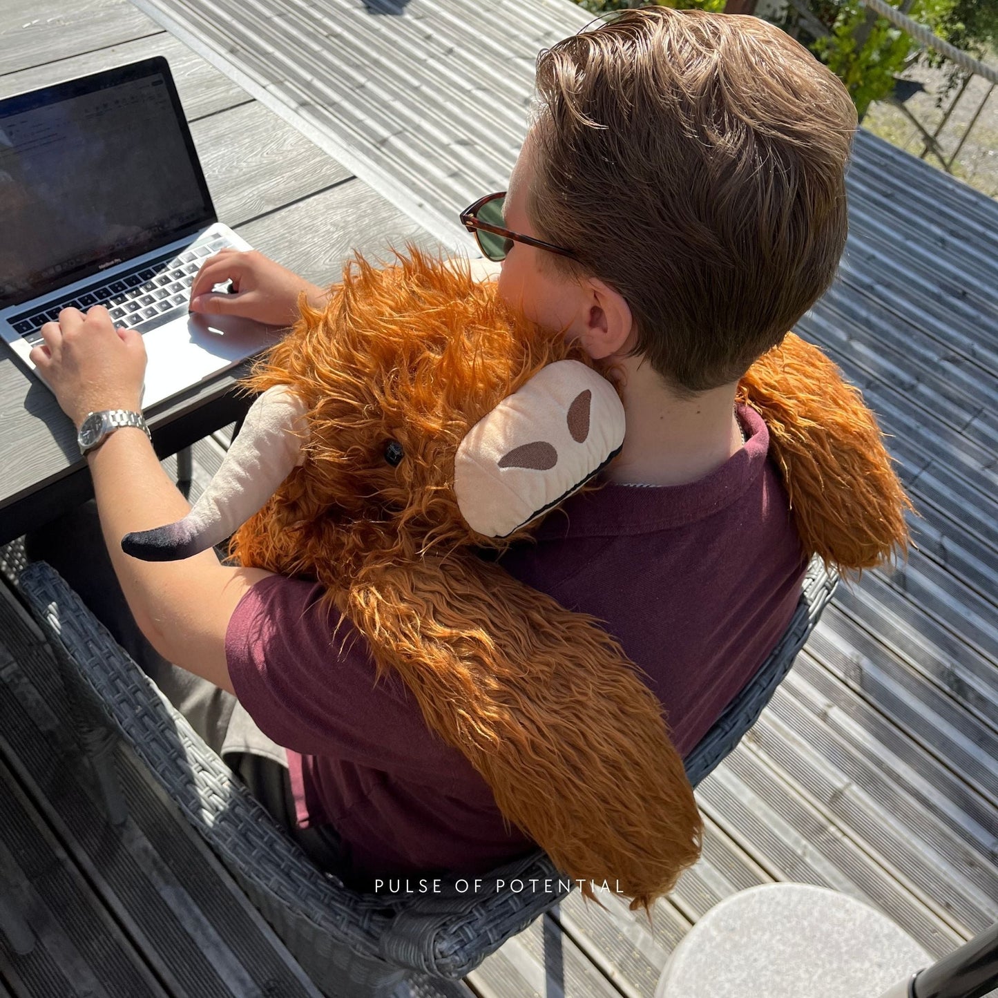 Hallie the Highland Cow Weighted Animal