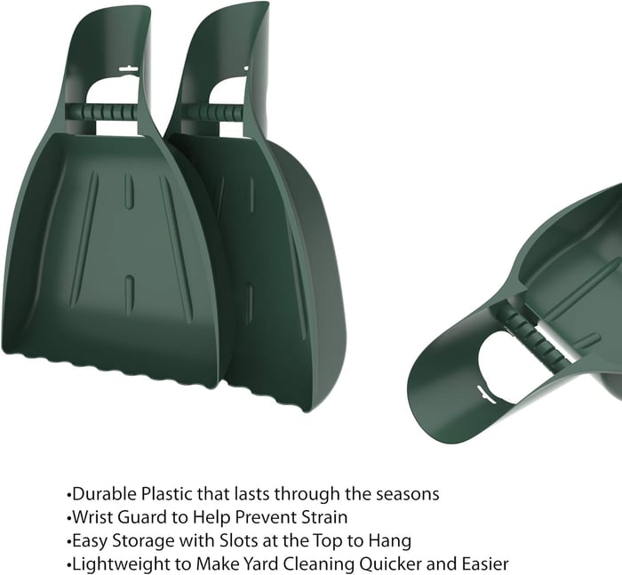 2025 Large Ergonomic Leaf Scoops
