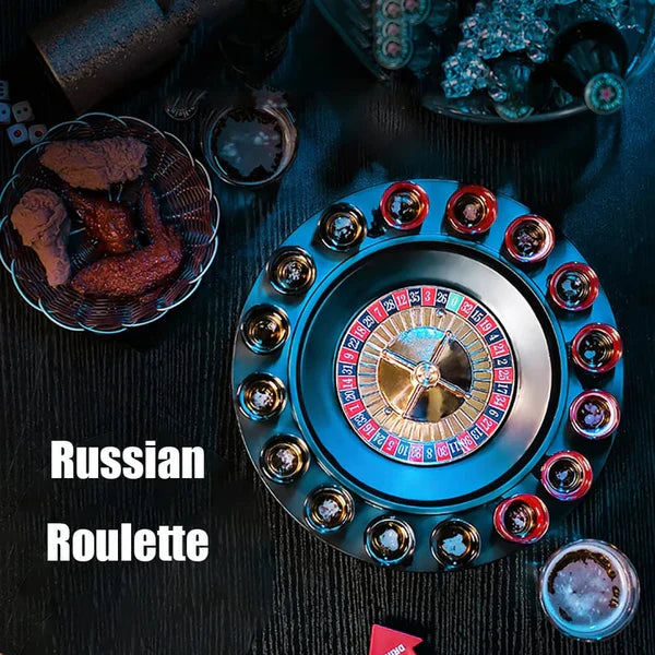 Drinking Roulette Shot Glass Game Set