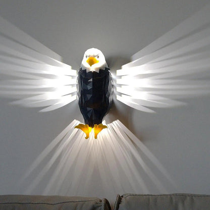 LED Eagle Wall Lamp – Striking Night Lamp for Bedroom, Hallway & Home Decor
