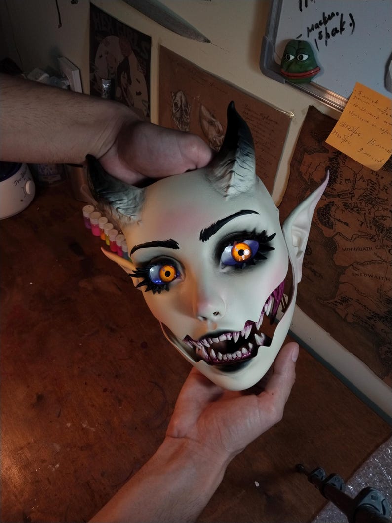 Halloween Gothic Demon Mask