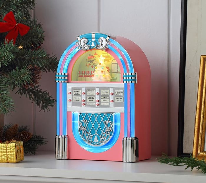 Vintage Christmas Jukebox – Retro Music & Holiday Magic✨