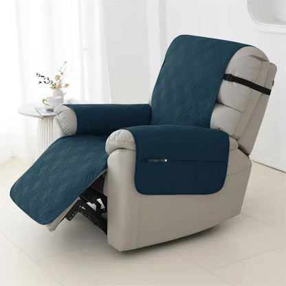 Waterproof Quilted Recliner Arm Chair Slip Cover