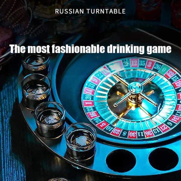 Drinking Roulette Shot Glass Game Set