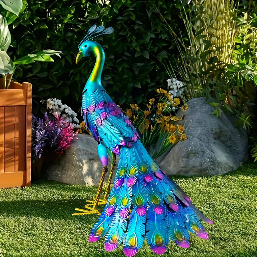 Beautiful Peacock Statue Decor