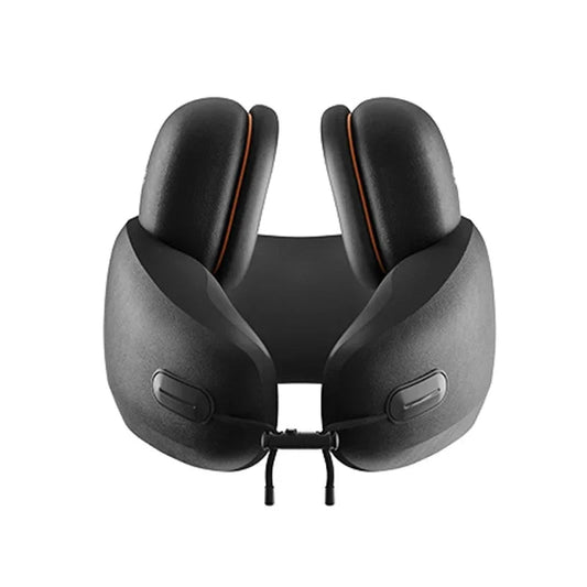 U-Shaped Travel Neck Pillow – Noise-Canceling Memory Foam with Detachable Earmuffs