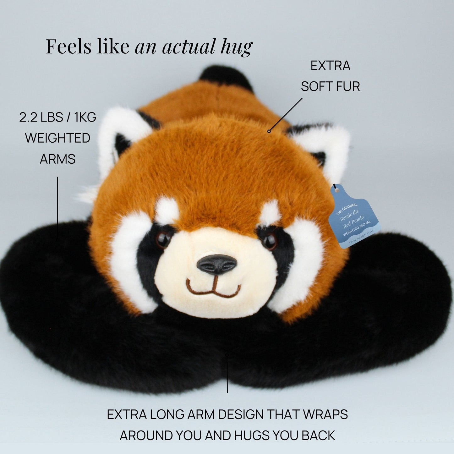 Remie the Red Panda Weighted Animal