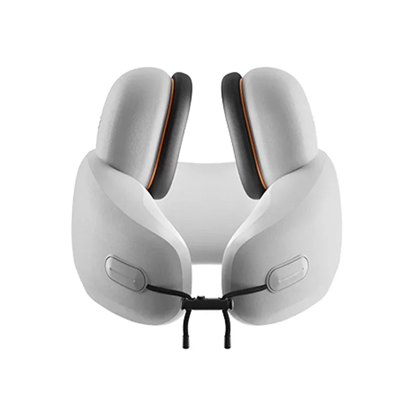 U-Shaped Travel Neck Pillow – Noise-Canceling Memory Foam with Detachable Earmuffs