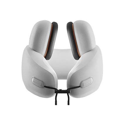 U-Shaped Travel Neck Pillow – Noise-Canceling Memory Foam with Detachable Earmuffs