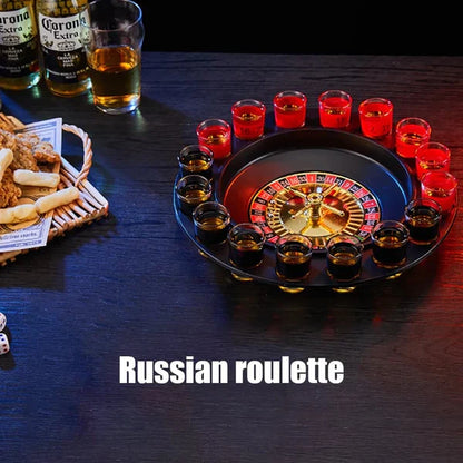 Drinking Roulette Shot Glass Game Set