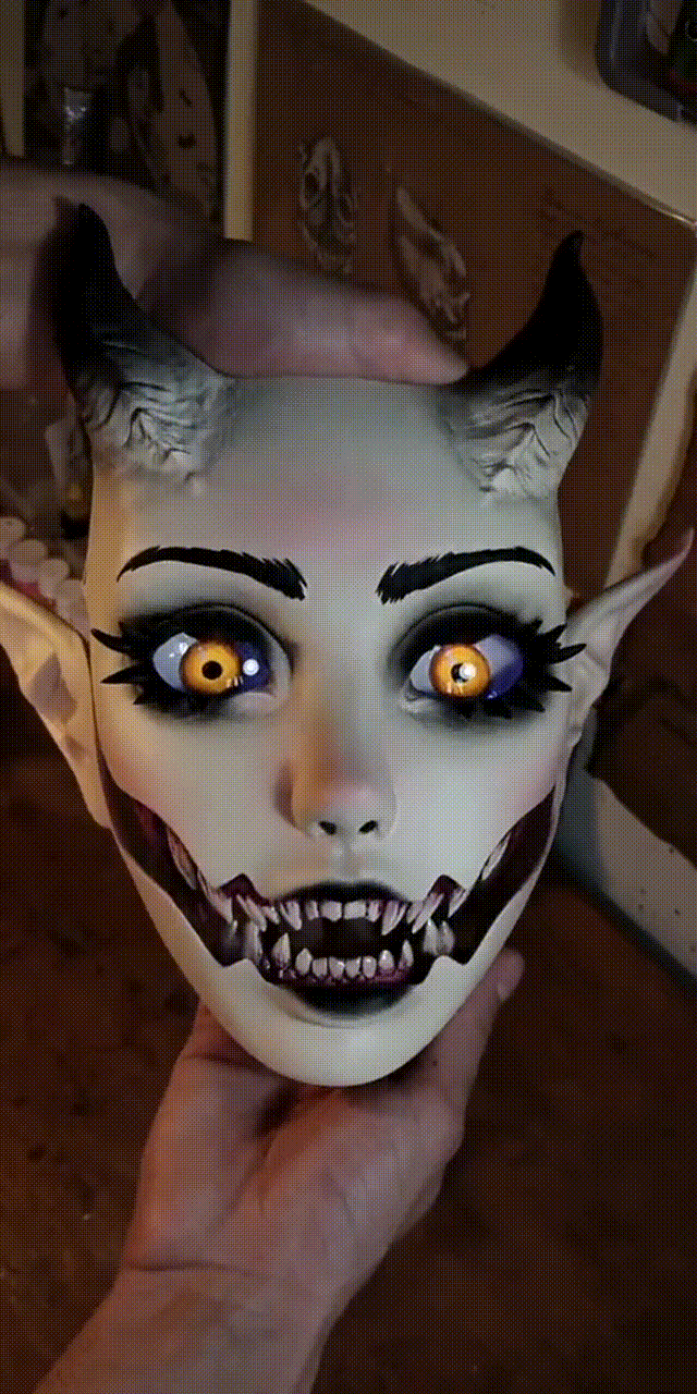 Halloween Gothic Demon Mask