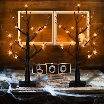 Halloween LED Birch Tree