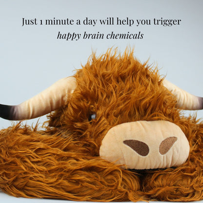 Hallie the Highland Cow Weighted Animal