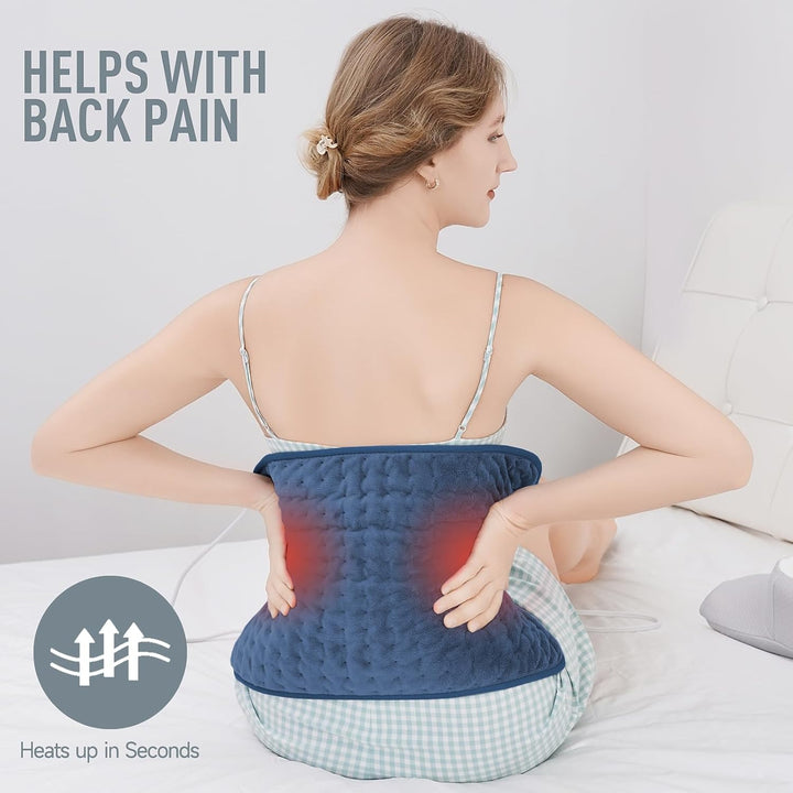 Heating Pad with Six Temperature Settings and Auto Shutoff Timer, 24in