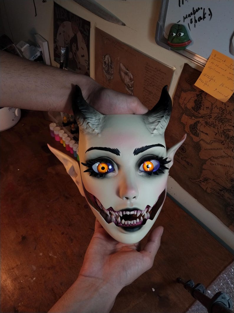 Halloween Gothic Demon Mask