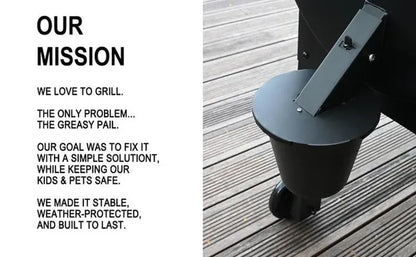 🔥LAST DAY SALE 49% OFF✨Grease Bucket with Lid & Silicone Liner