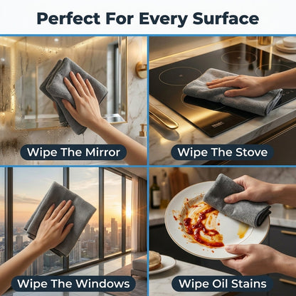 Savy MagicSwipe™ Microfiber Glass Cleaning Cloth