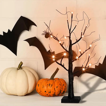 Halloween LED Birch Tree