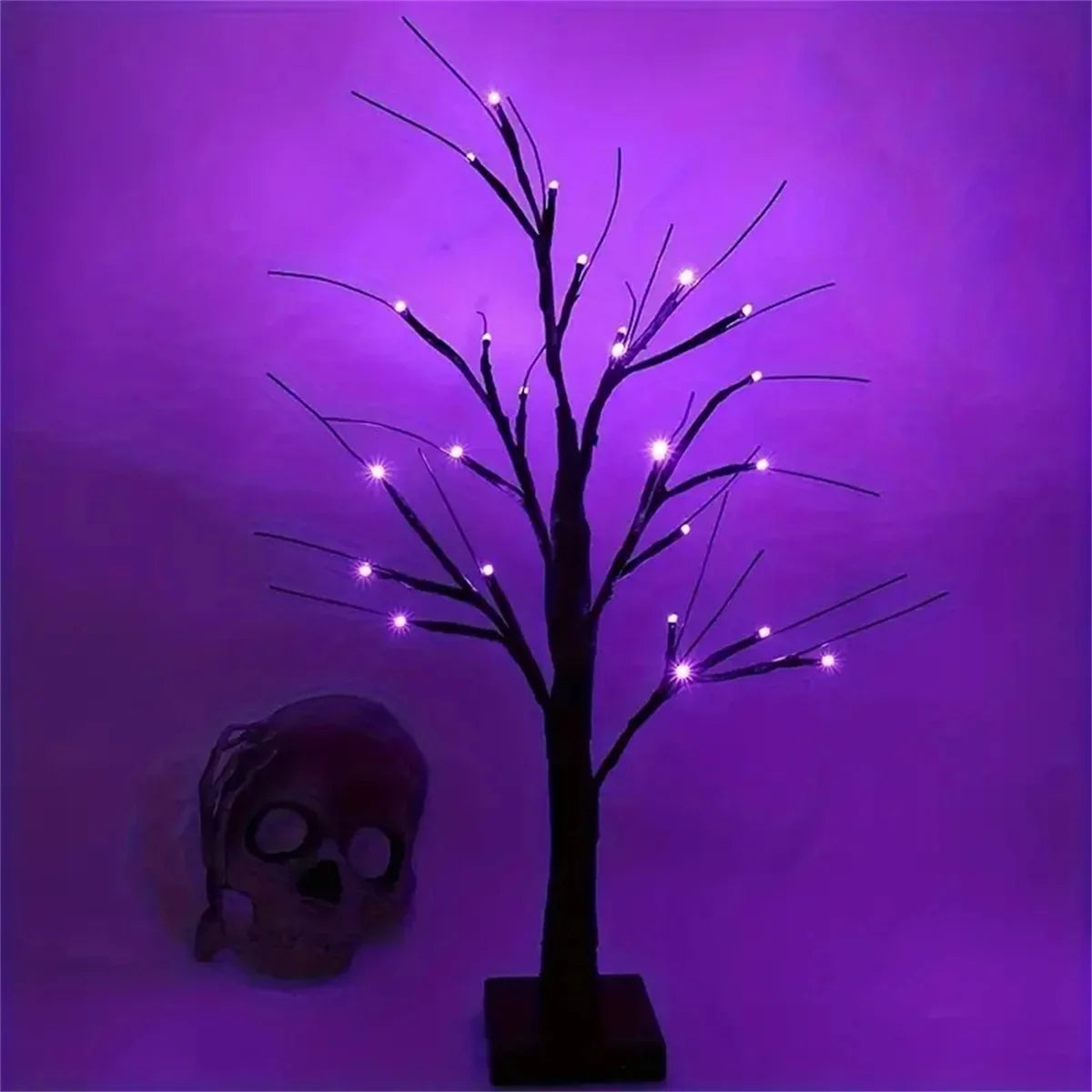Halloween LED Birch Tree
