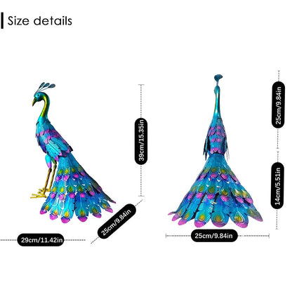 Beautiful Peacock Statue Decor
