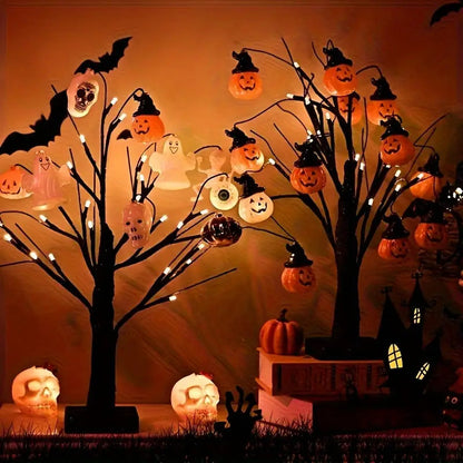 Halloween LED Birch Tree