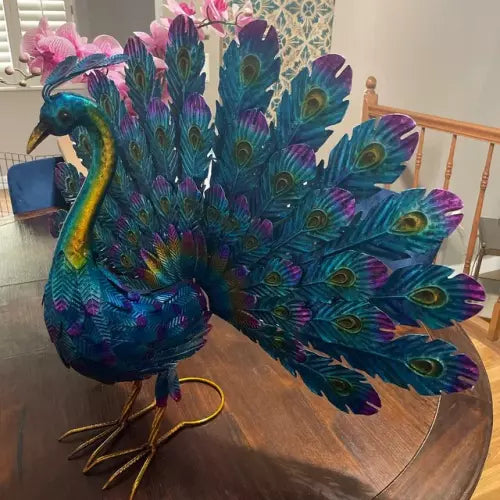Beautiful Peacock Statue Decor