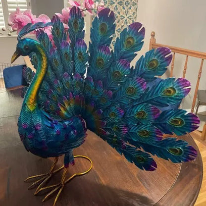 Beautiful Peacock Statue Decor