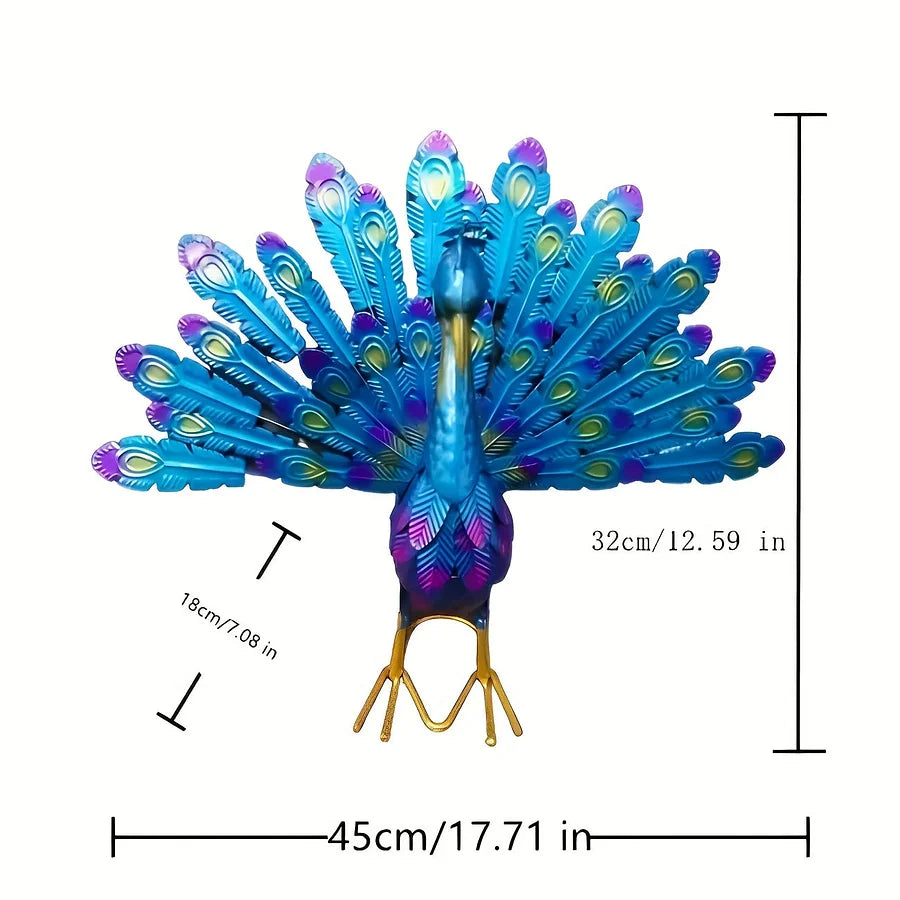 Beautiful Peacock Statue Decor