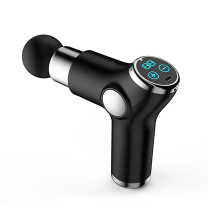 Handheld Percussion Massager with 32 Speed Settings and 4 Interchangeable Heads