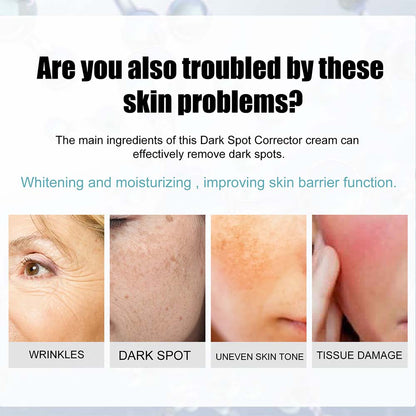 Dark Spot Fading Cream with Nicotinamide and Hydrating Blend for All Skin Types