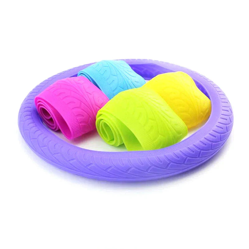 Silica Gel Steering Wheel Cover with Crocodile Texture and Palm Nodules for 14-16in