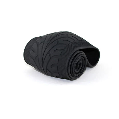 Silica Gel Steering Wheel Cover with Crocodile Texture and Palm Nodules for 14-16in