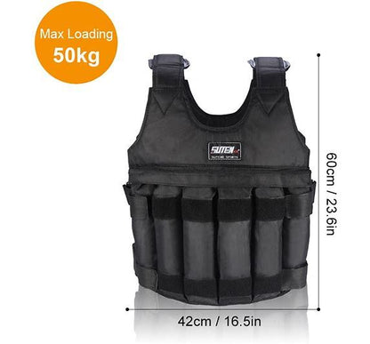 110 Pound Adjustable Exercise Weighted Vest