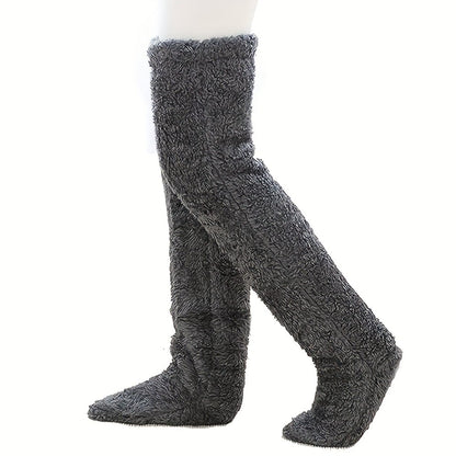 Winter Fluffy Warm Over Knee Socks
