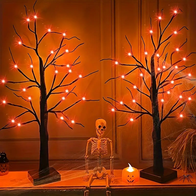 Halloween LED Birch Tree