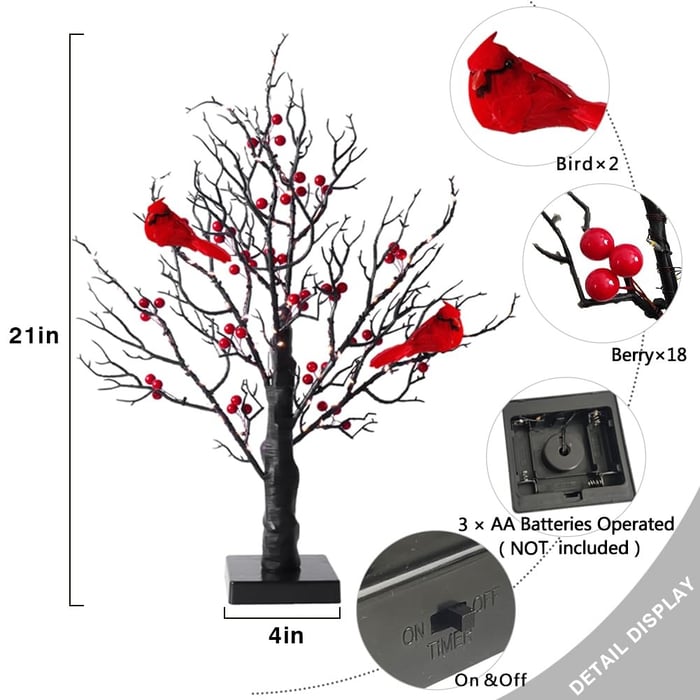 LED Vintage Glowing Tree
