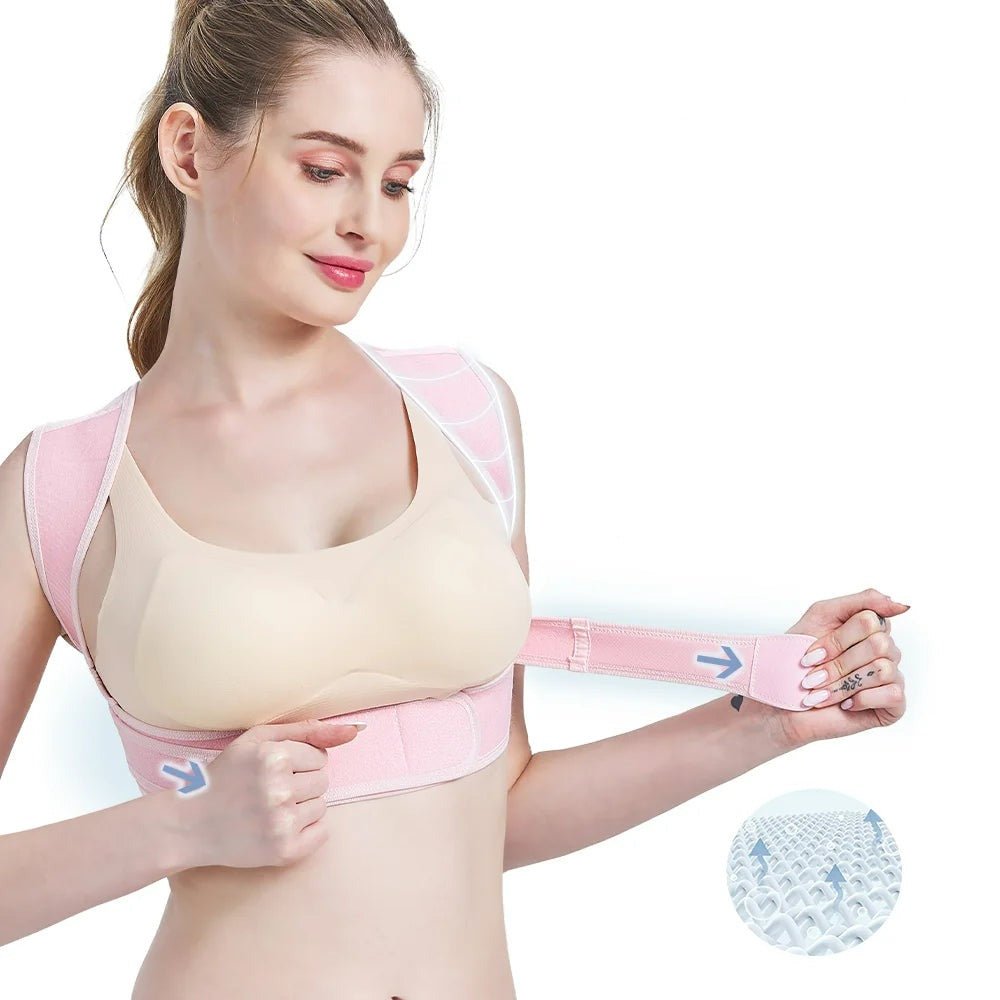 Back Posture Corrector - Breathable Brace For Improved Alignment And Comfort