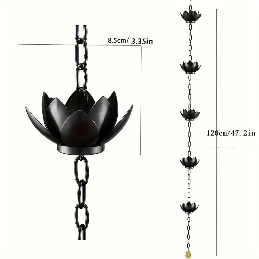 Lotus Rain Chain