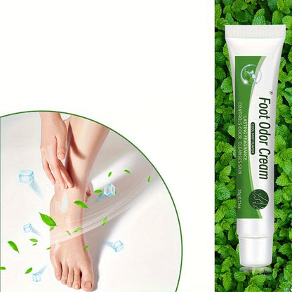 Natural Mint Foot Odor Cream – Refreshing Deodorizing Treatment Foot Care Cream