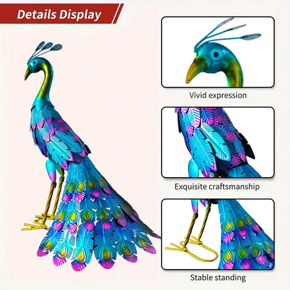 Beautiful Peacock Statue Decor