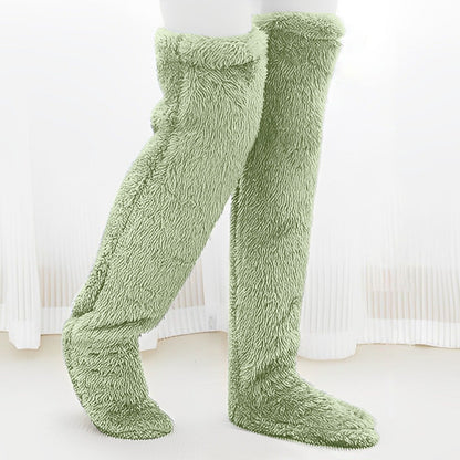 Winter Fluffy Warm Over Knee Socks