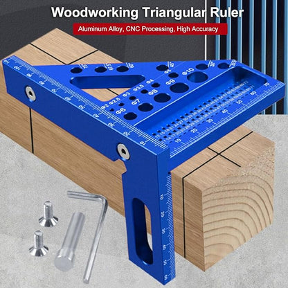 3D Multi-angle Carpenter Square Scriber :All-in-One Angle Master System