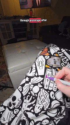 DIY Coloring Blanket