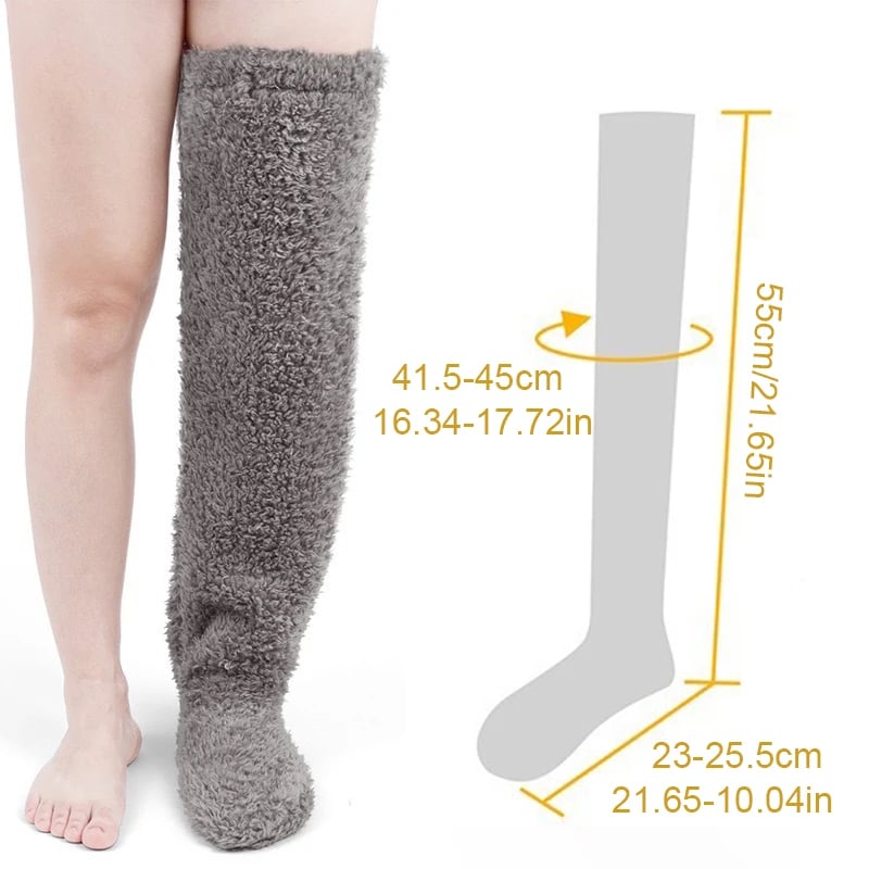 Winter Fluffy Warm Over Knee Socks