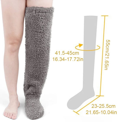 Winter Fluffy Warm Over Knee Socks