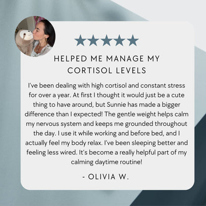 Sunnie the Sloth Weighted Animal